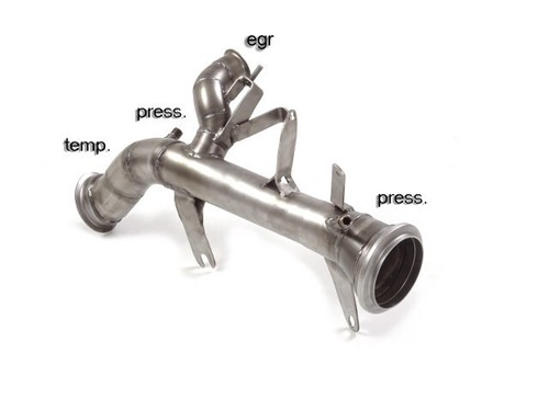 Partikelfilter ersatzrohr dpf - ersatzrohr,